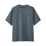 紳士　風を通す半袖布帛Ｔシャツ