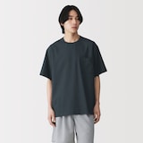 紳士　風を通す半袖布帛Ｔシャツ