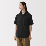 紳士　カポック混二重ガーゼ半袖シャツ（ＯＳ）