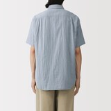 紳士　カポック混二重ガーゼ半袖シャツ（ＯＳ）