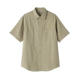 紳士　カポック混二重ガーゼ半袖シャツ（ＯＳ）