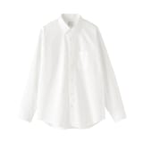 紳士　洗いざらしブロード長袖シャツ