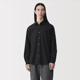 紳士　洗いざらしブロード長袖シャツ