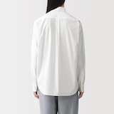 紳士　洗いざらしブロード長袖シャツ