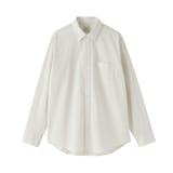 紳士　洗いざらしブロード長袖シャツ