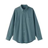 紳士　洗いざらしオックスボタンダウン長袖シャツ