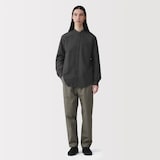 紳士　洗いざらしオックススタンドカラー長袖シャツ