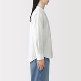 紳士　洗いざらしオックススタンドカラー長袖シャツ