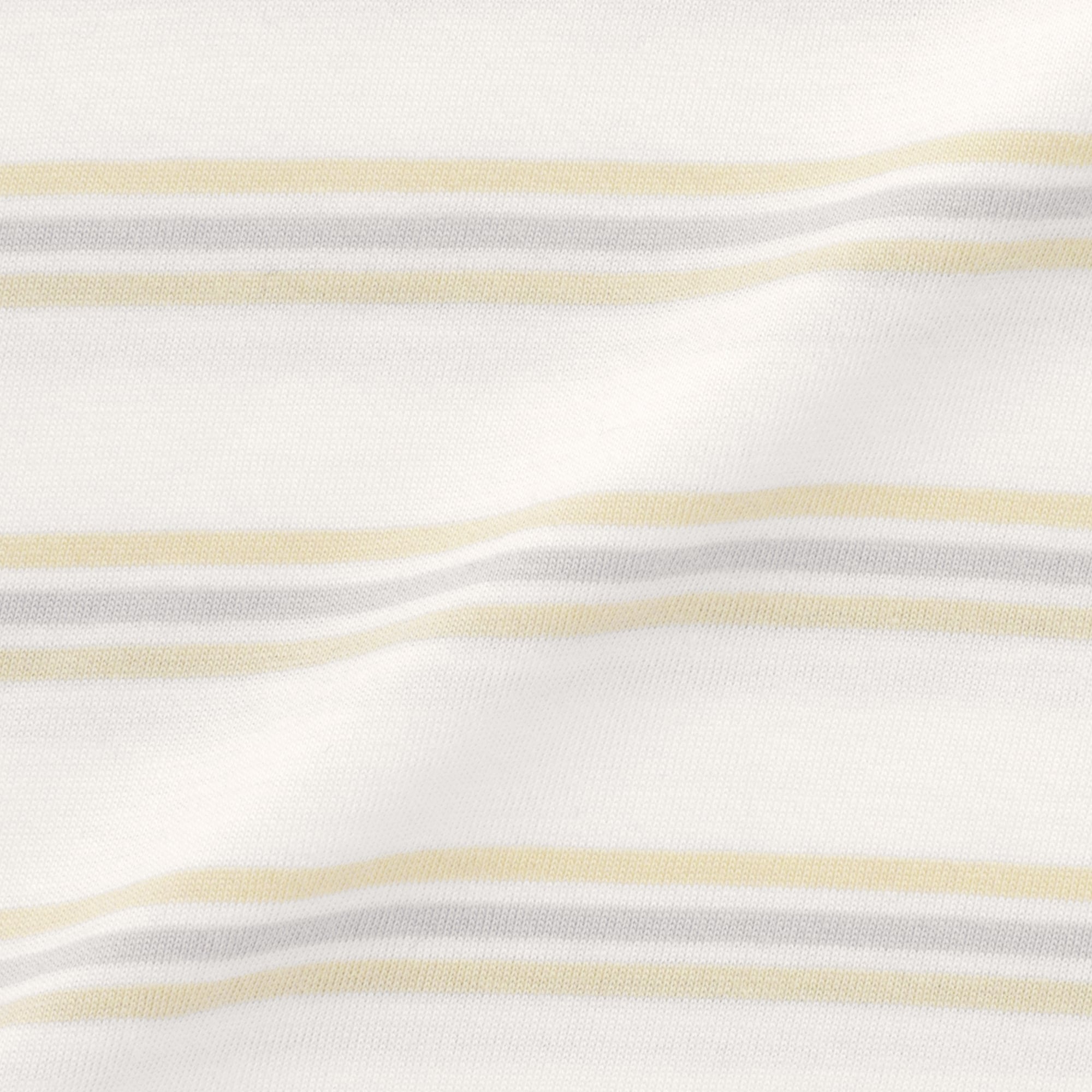 ベビー　あたまするっと　綿天竺編みクルーネック半袖Ｔシャツ　ボーダー