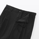 紳士　涼感　タックストレートパンツ