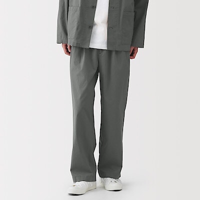 【４月中旬発売予定】紳士　涼感　タックストレートパンツ