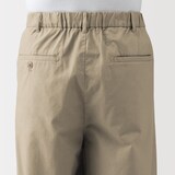 紳士　涼感　タックストレートパンツ