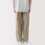 紳士　涼感　タックストレートパンツ