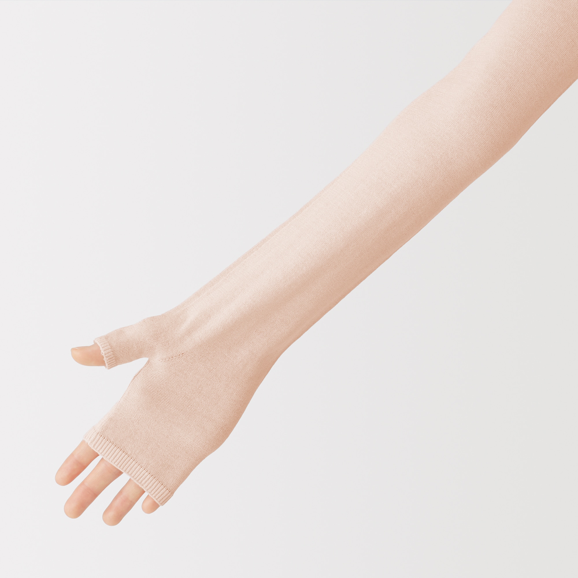 ＵＶカット強撚コットンアームカバー（ロング）