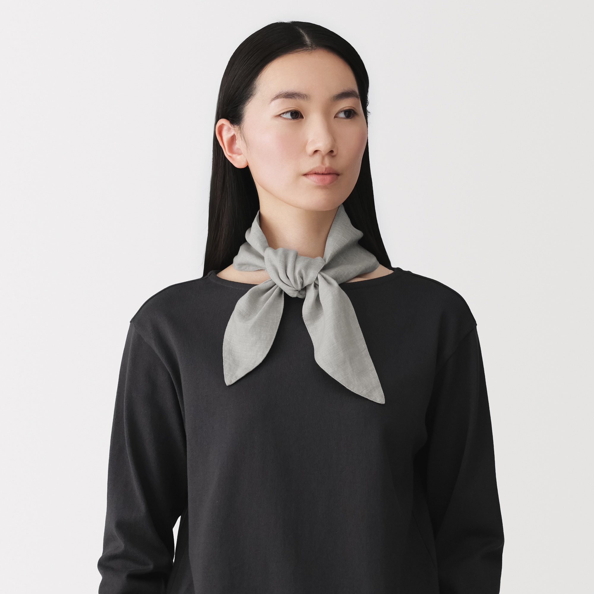 UVカットリヨセルリネンポケット付きスカーフ | 無印良品