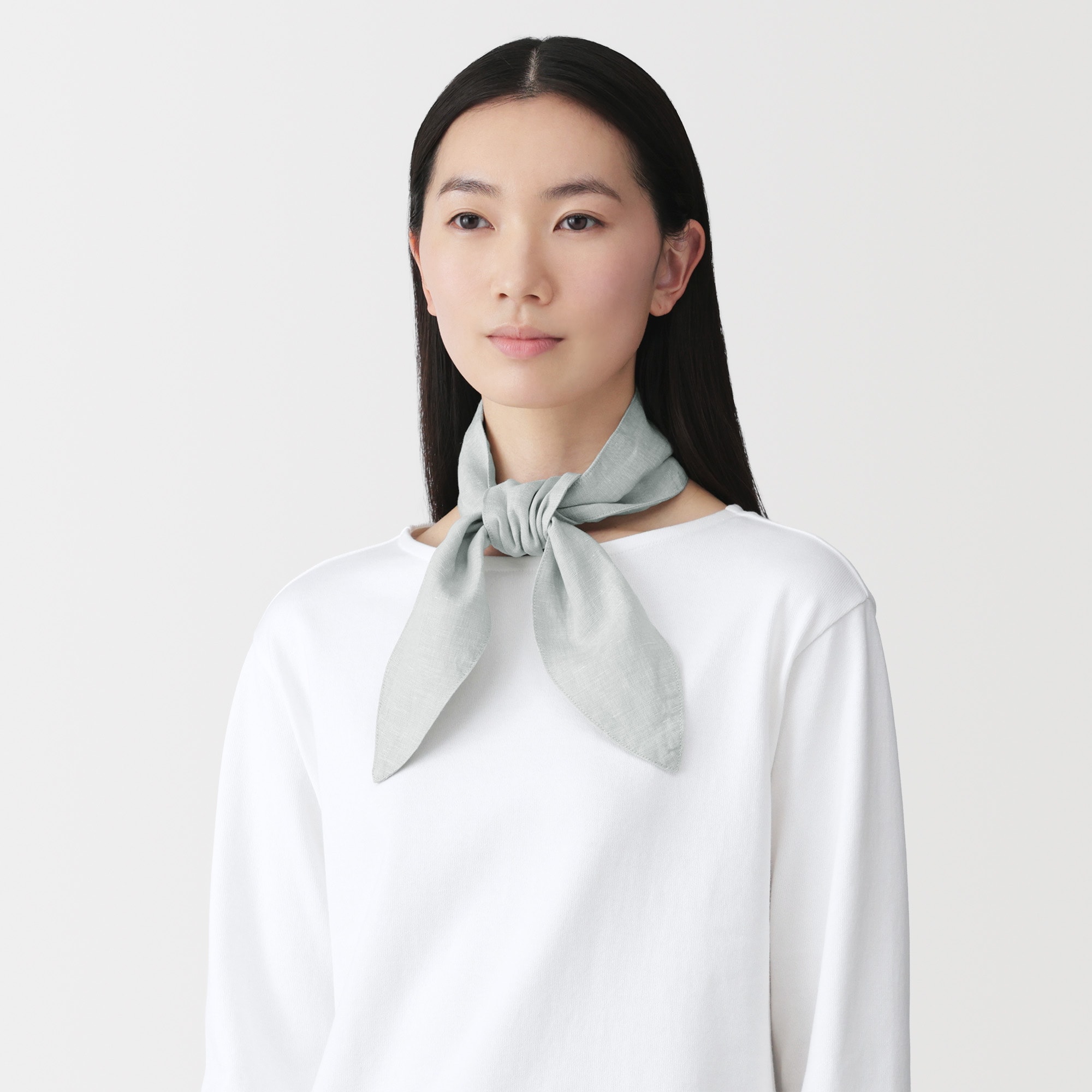 UVカットリヨセルリネンポケット付きスカーフ | 無印良品