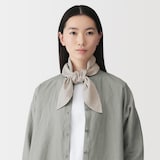 ＵＶカットリヨセルリネンポケット付きスカーフ