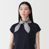 ＵＶカットリヨセルリネンポケット付きスカーフ