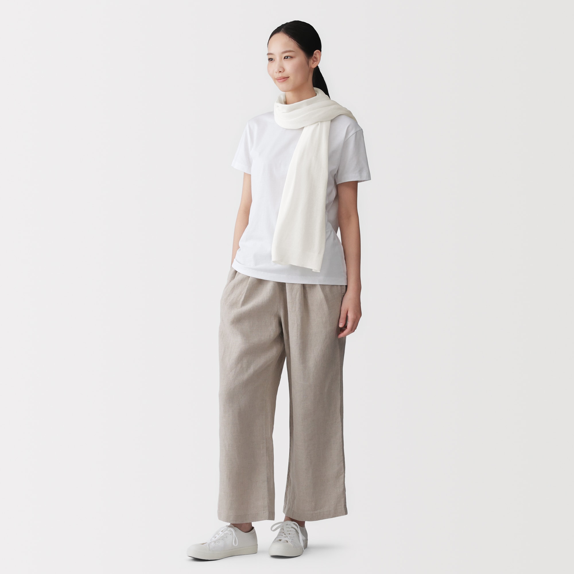 ＵＶカット強撚コットンボレロ　ボタン付き