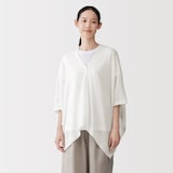 ＵＶカット強撚コットンボレロ　ボタン付き