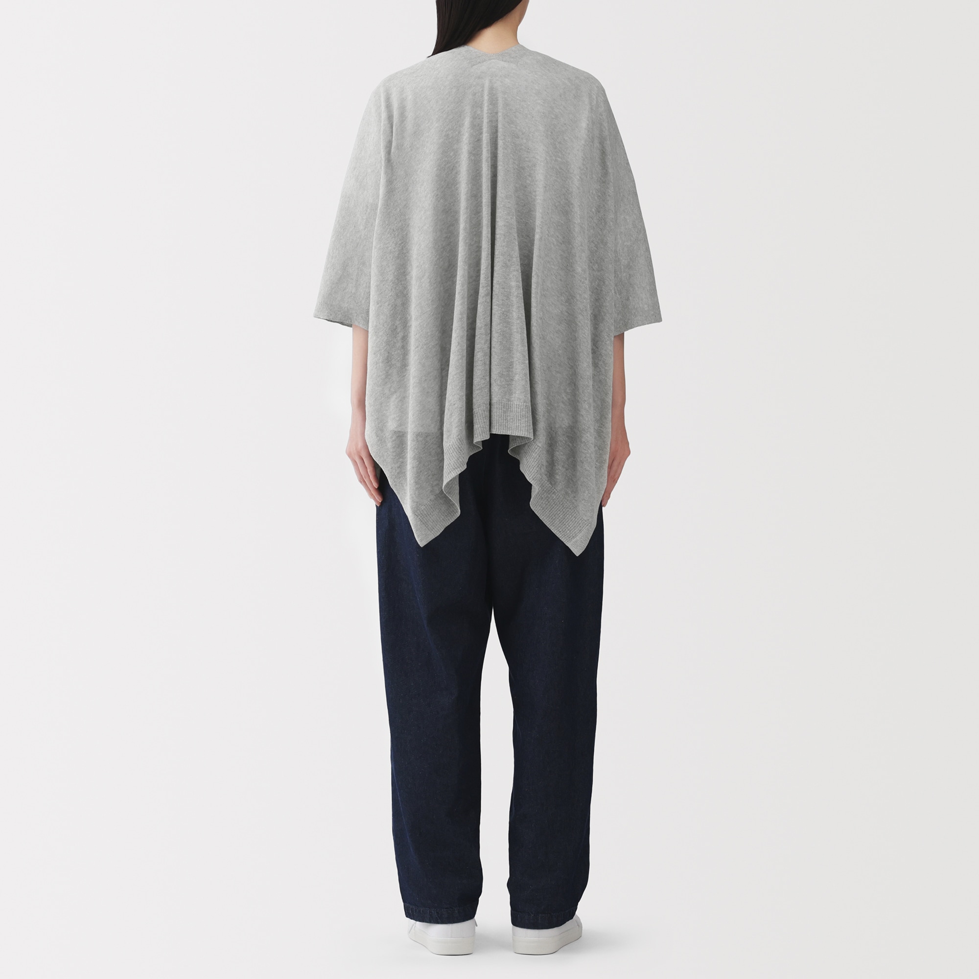 ＵＶカット強撚コットンボレロ　ボタン付き