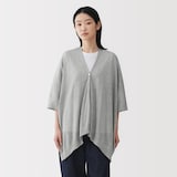 ＵＶカット強撚コットンボレロ　ボタン付き