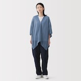 ＵＶカット強撚コットンボレロ　ボタン付き