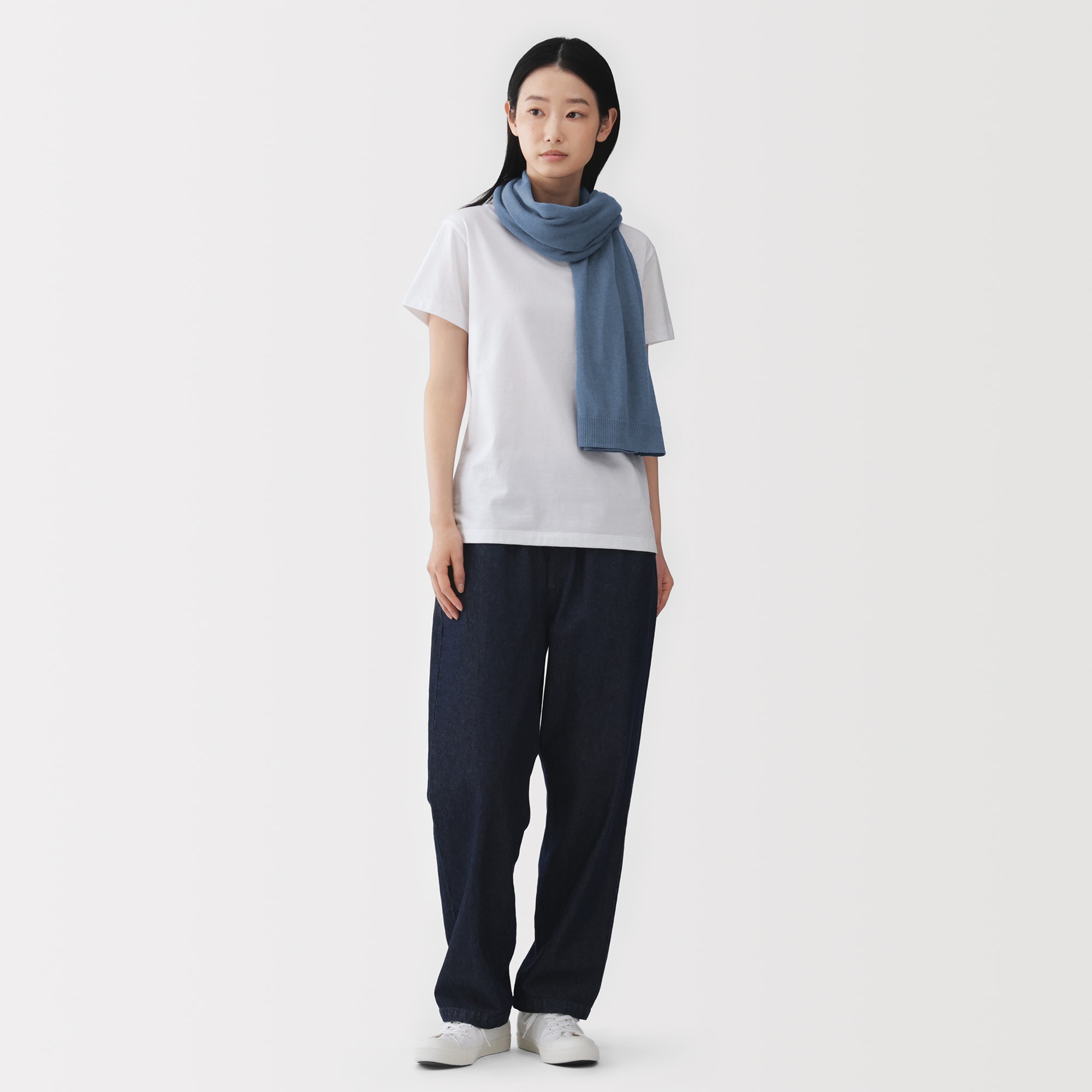 UVカット強撚コットンボレロ ボタン付き | 無印良品