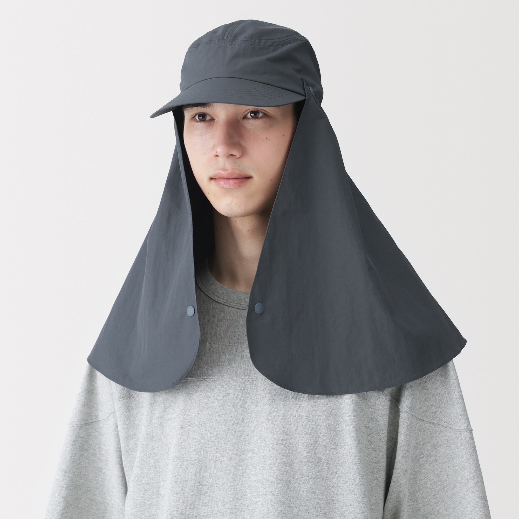 ＵＶカット日陰を持ち歩くキャップ