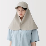 ＵＶカット日陰を持ち歩くキャップ