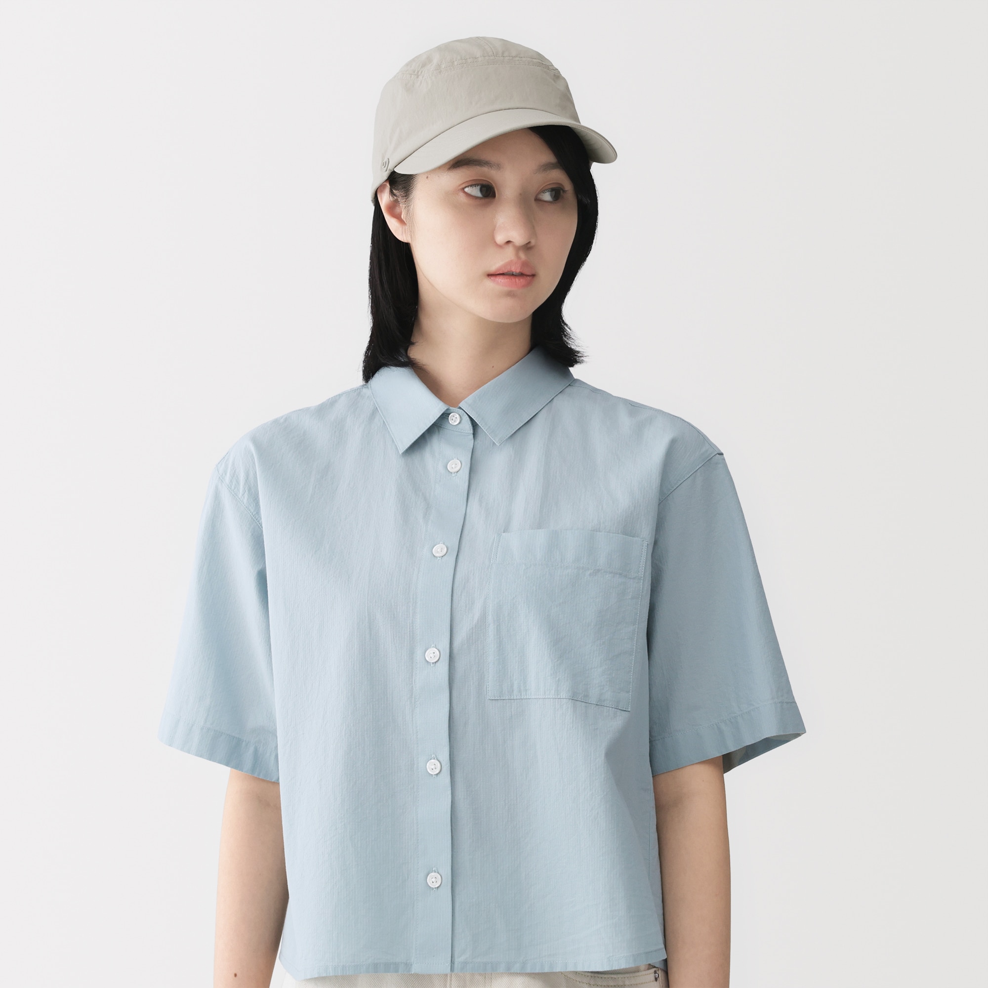 ＵＶカット日陰を持ち歩くキャップ