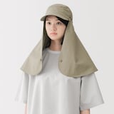 ＵＶカット日陰を持ち歩くキャップ