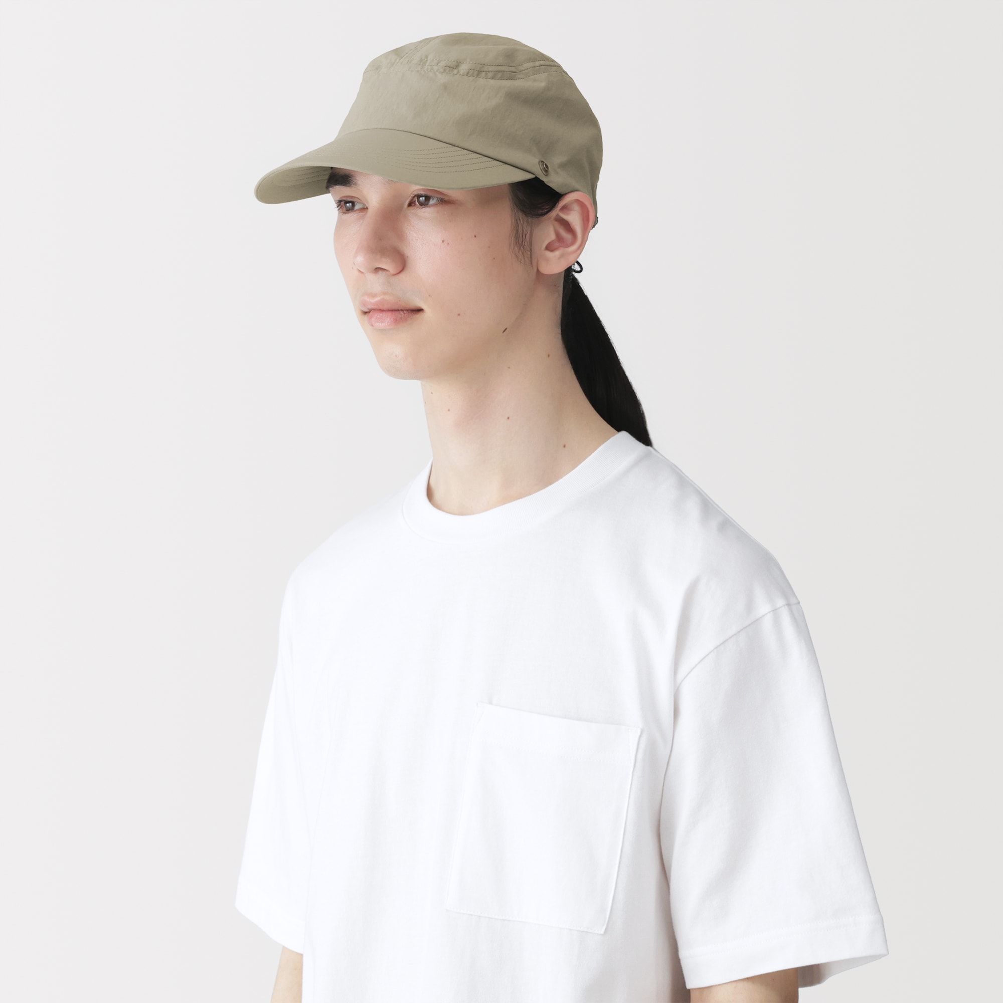 ＵＶカット日陰を持ち歩くキャップ