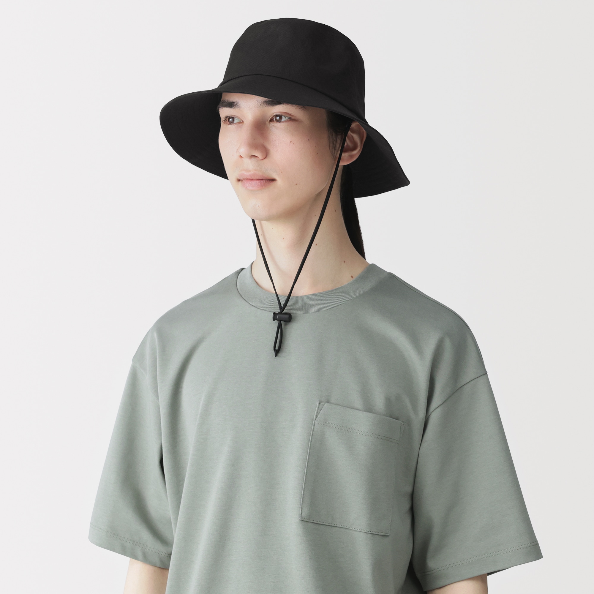 ＵＶカット　ムレにくいコットンバケットハット