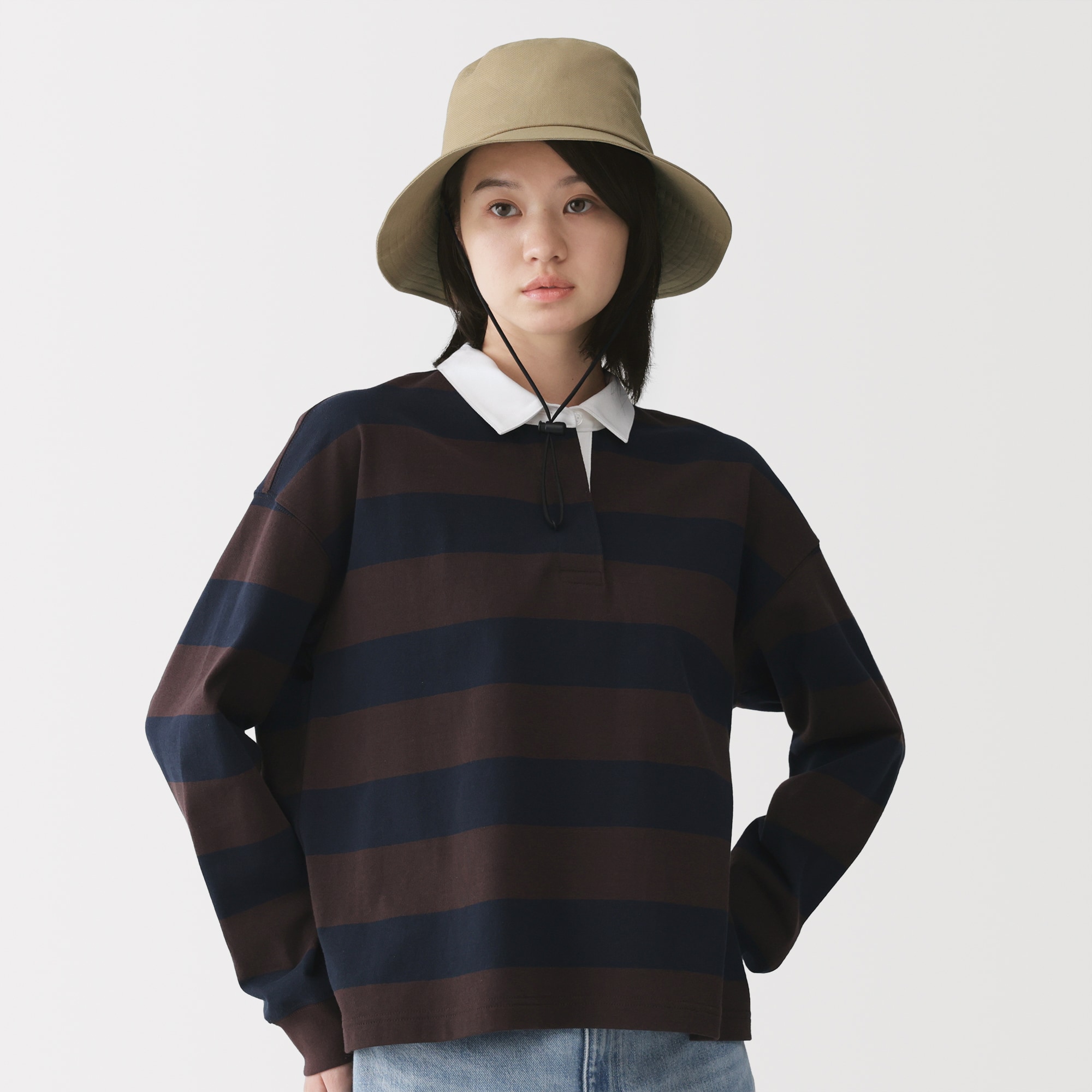 ＵＶカット　ムレにくいコットンバケットハット