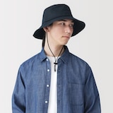 ＵＶカット　ムレにくいコットンバケットハット