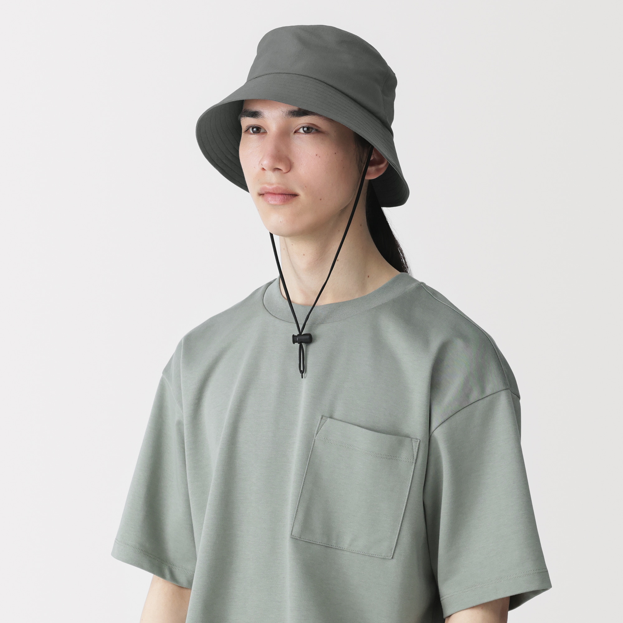 UVカット風を通す ちいさくまとまる バケットハット | 無印良品