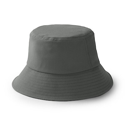 ＵＶカット風を通す　ちいさくまとまる　バケットハット