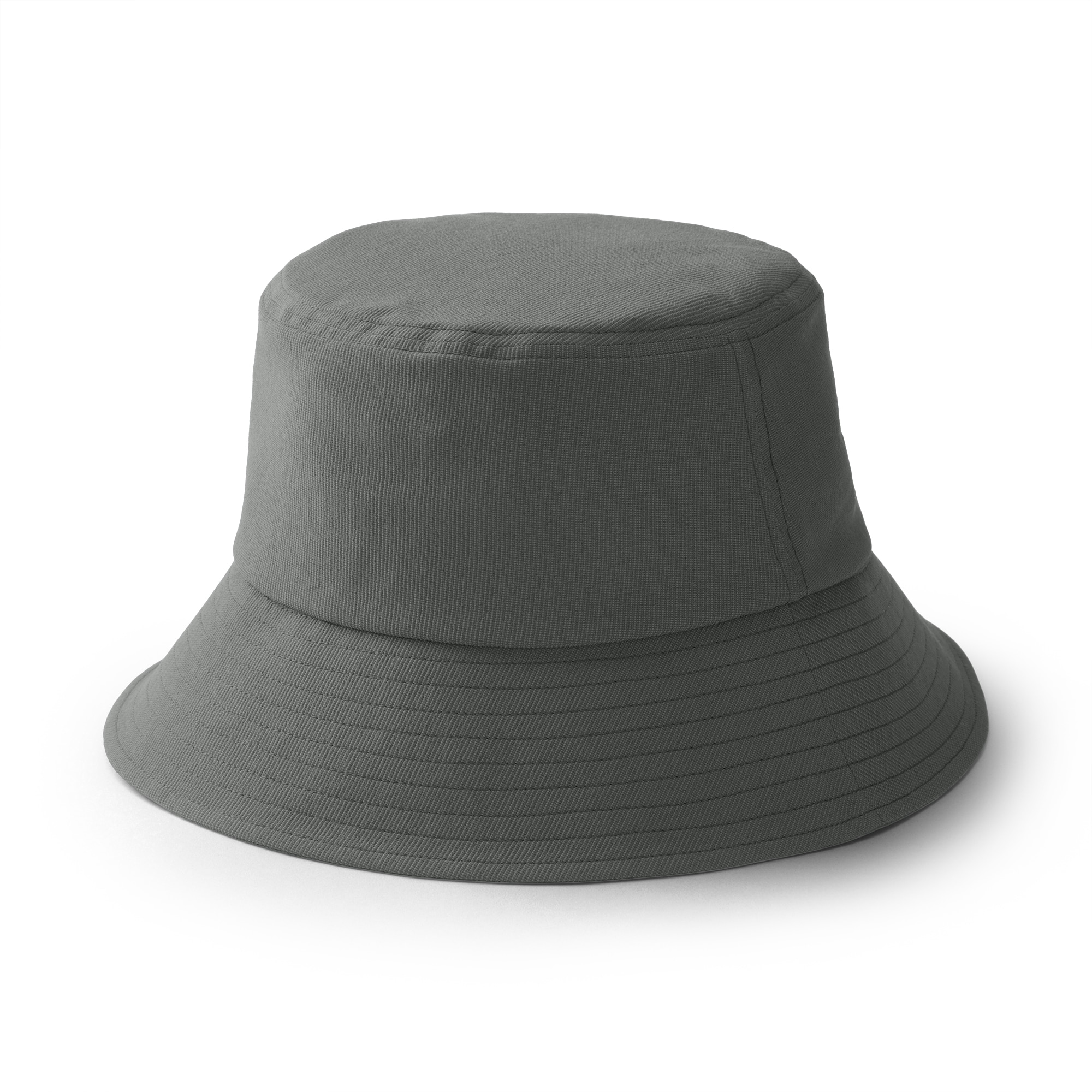 ＵＶカット風を通す　ちいさくまとまる　バケットハット
