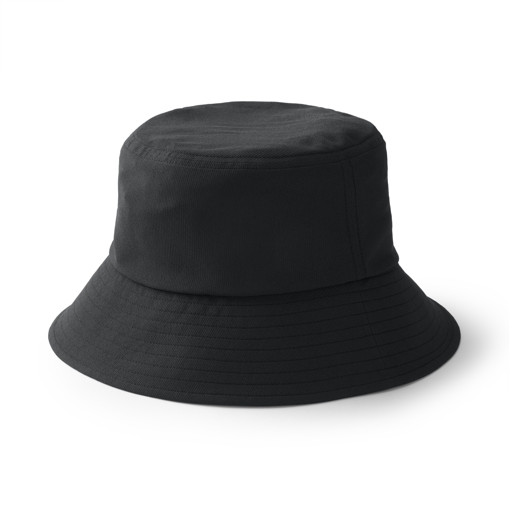 ＵＶカット風を通す　ちいさくまとまる　バケットハット