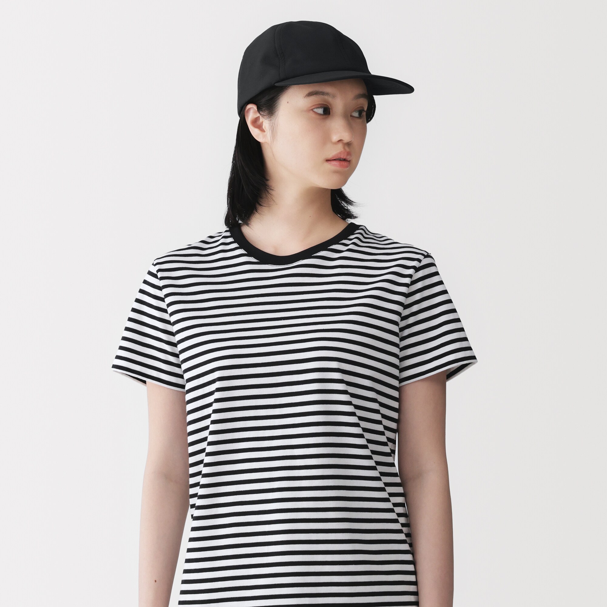 ＵＶカット風を通す　ちいさくまとまる　キャップ