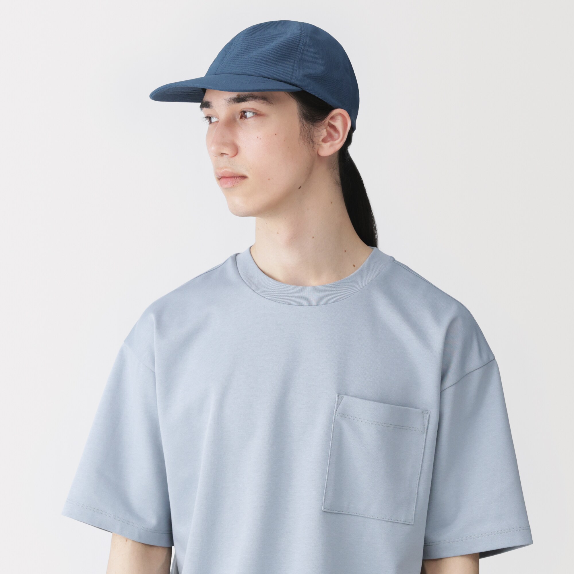 ＵＶカット風を通す　ちいさくまとまる　キャップ