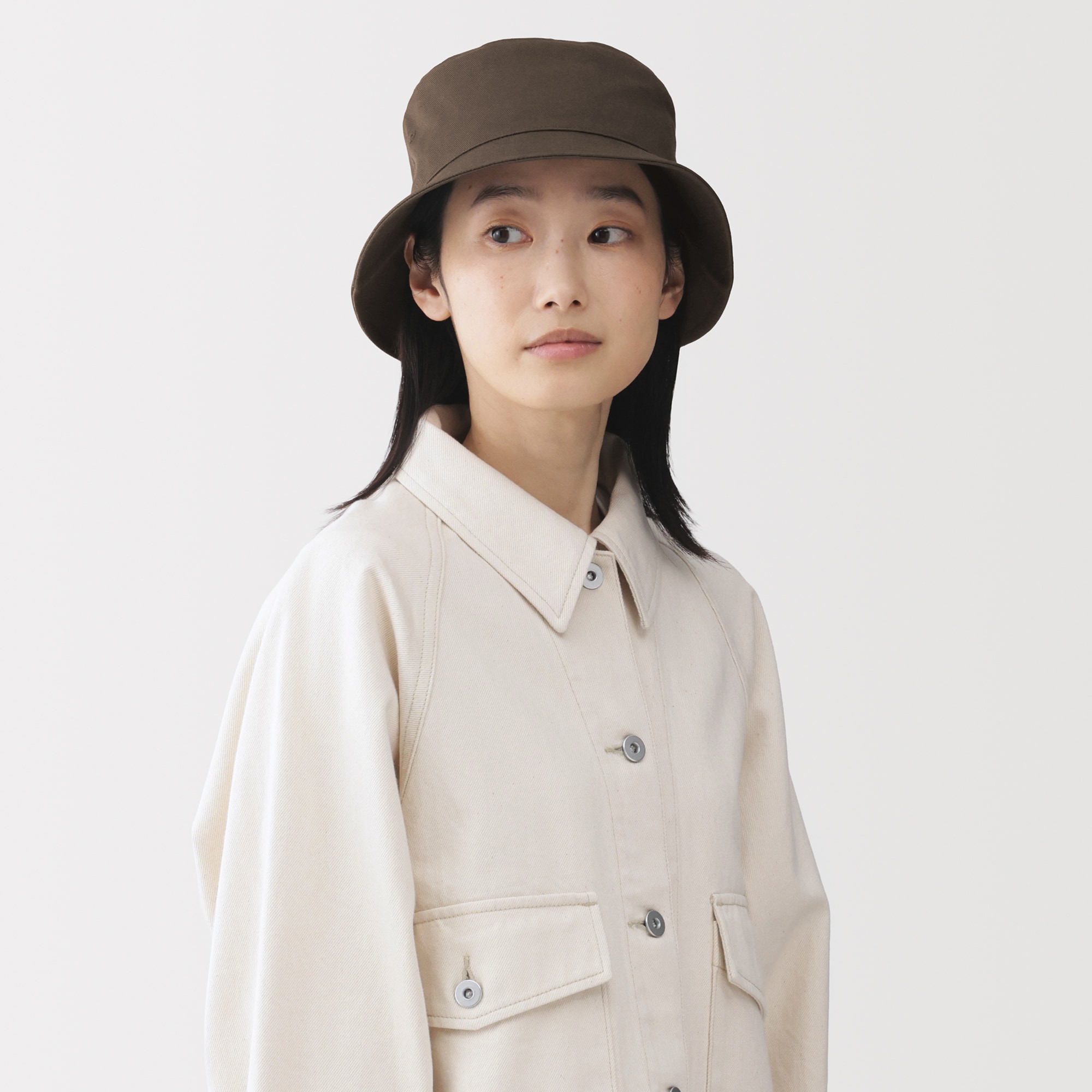 ＵＶカットコットンツイルバケットハット