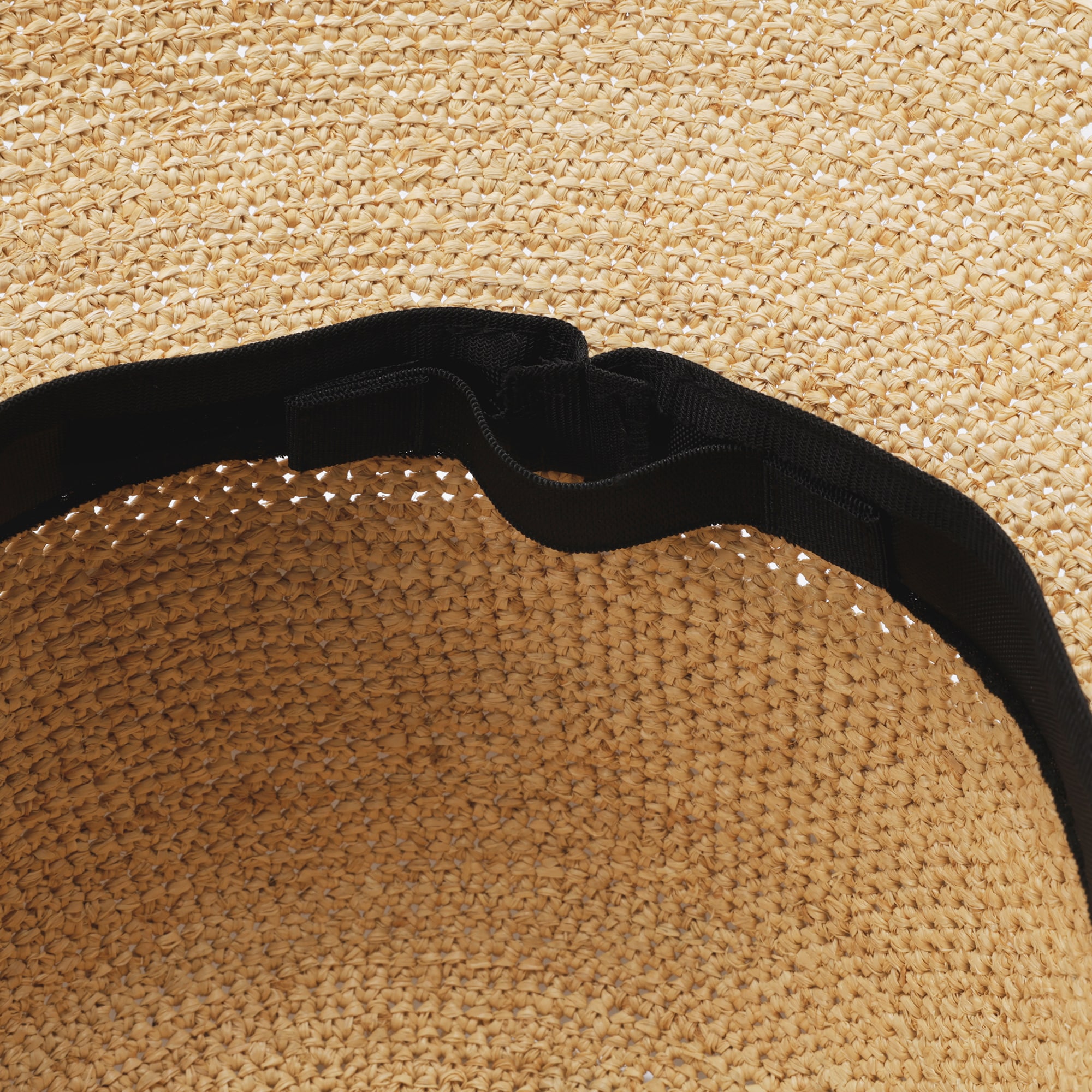 ラフィアたためるキャペリン