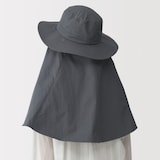 ＵＶカット日陰を持ち歩くサファリハット