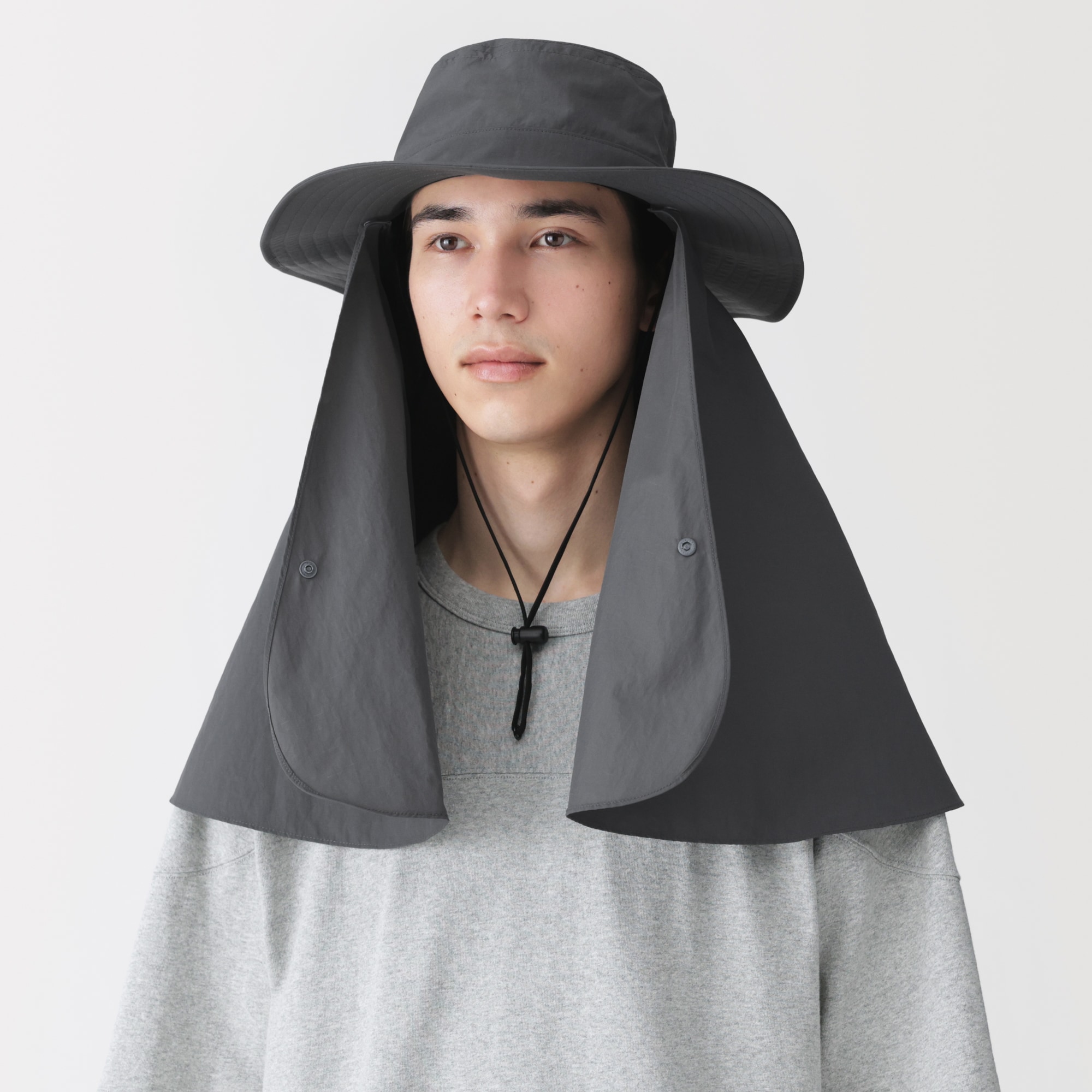 ＵＶカット日陰を持ち歩くサファリハット