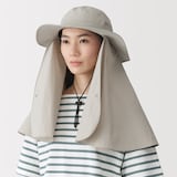 ＵＶカット日陰を持ち歩くサファリハット
