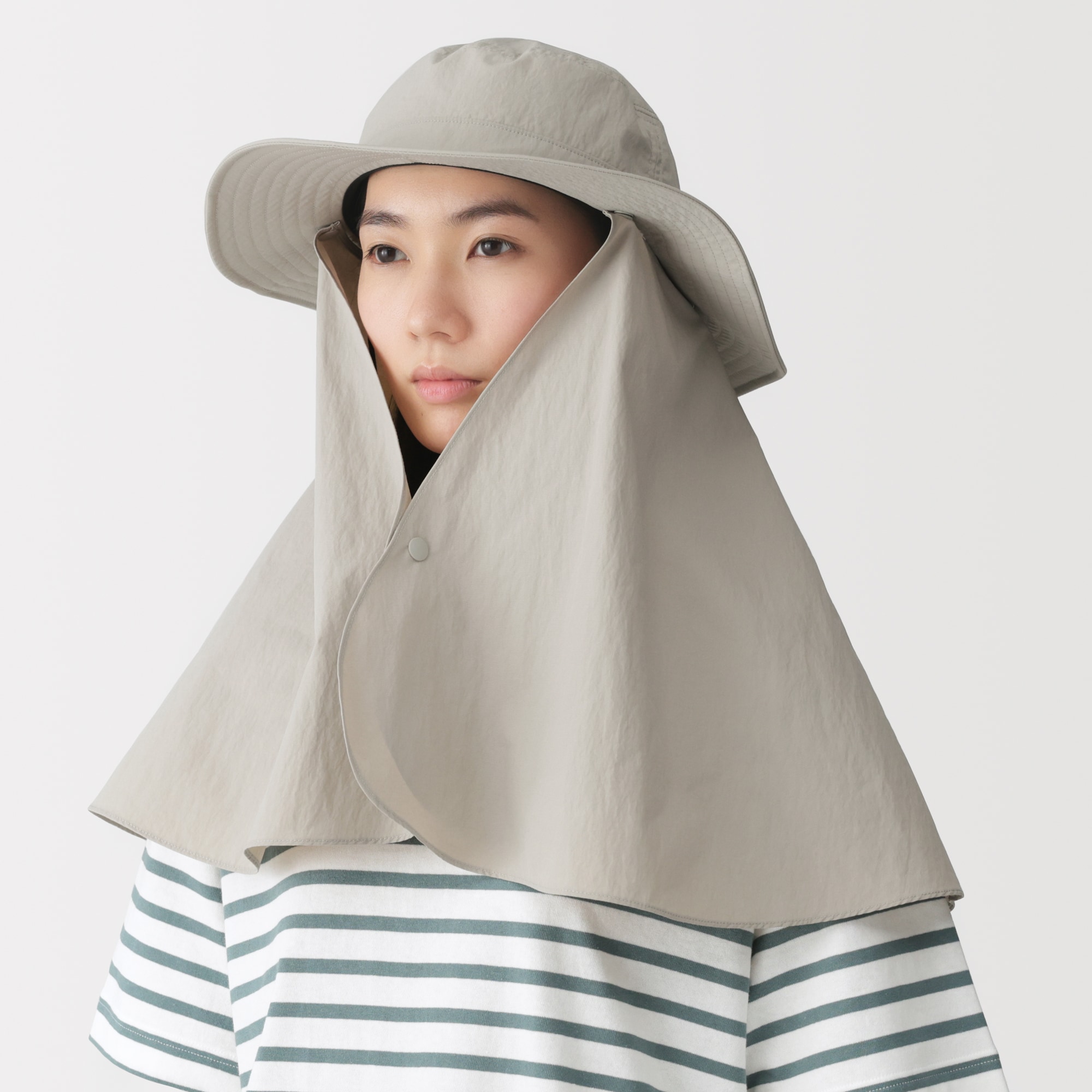 UVカット日陰を持ち歩くサファリハット | 無印良品
