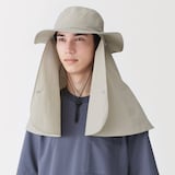 ＵＶカット日陰を持ち歩くサファリハット