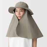 ＵＶカット日陰を持ち歩くサファリハット